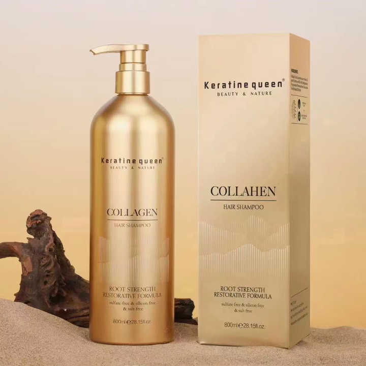 Best Seller Protein Collagen for Damaged Hair Repairing Argan Oil Keratin Collagen Hair Treatment Stronger Hair Growth Shampoo