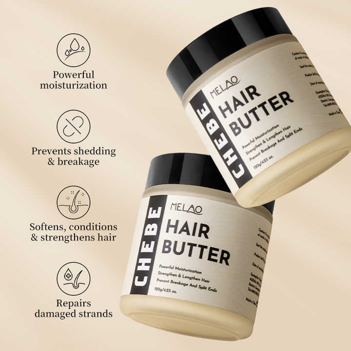 OEM Private Label Hair Products Prevent Loss Eliminates Split Ends 100% Natural Chebe Hair Butter for Growth Hair Mask